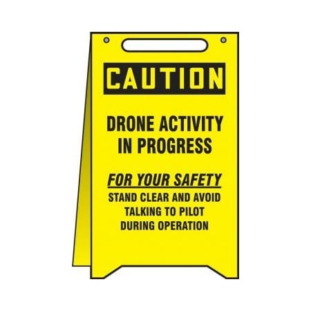 Accuform OSHA CAUTION FOLDUPS FLOOR SIGN PFR602 PFR602